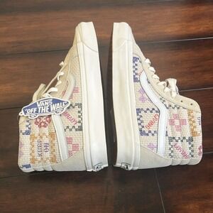 NIB Vans Sk8-Hi 38 DX Stitched Together Crossstich Classic Sneakers‎ W10 M8.5